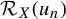 script upper R Subscript upper X Baseline left parenthesis u Subscript n Baseline right parenthesis