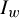upper I Subscript w