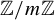 double struck upper Z divided by m double struck upper Z