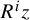 upper R Superscript i Baseline z