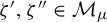 zeta prime comma zeta quotation mark element of script upper M Subscript mu Baseline