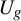 upper U Subscript g