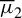 mu overbar Subscript 2