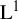 normal upper L Superscript 1