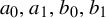 a 0 comma a 1 comma b 0 comma b 1