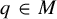 q element of upper M