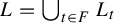 upper L equals union Underscript t element of upper F Endscripts upper L Subscript t