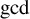 gcd