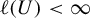 script l left parenthesis upper U right parenthesis less than infinity