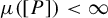 mu left parenthesis left bracket upper P right bracket right parenthesis less than infinity