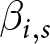 beta i comma s