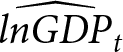 lnGDP caret t