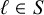 script l element of upper S