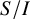 upper S divided by upper I