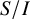 upper S divided by upper I