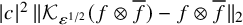 StartAbsoluteValue c EndAbsoluteValue squared StartMetric script upper K Subscript epsilon Sub Superscript 1 divided by 2 Subscript Baseline left parenthesis f circled times f overbar right parenthesis minus f circled times f overbar EndMetric Subscript 2