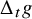 normal upper Delta Subscript t Baseline g