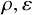 rho comma epsilon
