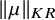 StartMetric mu EndMetric Subscript upper K upper R