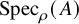 upper S p e c Subscript rho Baseline left parenthesis upper A right parenthesis