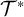 script upper T Superscript asterisk