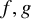 f comma g