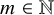 m element of double struck upper N