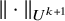 StartMetric dot EndMetric Subscript upper U Sub Superscript k plus 1