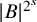 StartAbsoluteValue upper B EndAbsoluteValue Superscript 2 Super Superscript s
