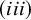 left parenthesis i i i right parenthesis