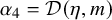 alpha 4 equals script upper D left parenthesis eta comma m right parenthesis