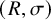 left parenthesis upper R comma sigma right parenthesis