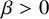 beta greater than 0