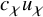 c Subscript chi Baseline u Subscript chi