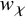 w Subscript chi