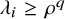 lamda Subscript i Baseline greater than or equals rho Superscript q