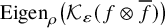 Eigen Subscript rho Baseline left parenthesis script upper K Subscript epsilon Baseline left parenthesis f circled times f overbar right parenthesis right parenthesis