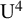normal upper U Superscript 4