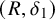 left parenthesis upper R comma delta 1 right parenthesis