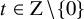 t element of normal upper Z minus StartSet 0 EndSet