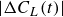 StartAbsoluteValue normal upper Delta upper C Subscript upper L Baseline left parenthesis t right parenthesis EndAbsoluteValue