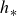 h Subscript asterisk