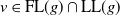 v element of normal upper F normal upper L left parenthesis g right parenthesis intersection normal upper L normal upper L left parenthesis g right parenthesis