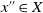 x double prime element of upper X