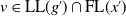 v element of normal upper L normal upper L left parenthesis g Superscript prime Baseline right parenthesis intersection normal upper F normal upper L left parenthesis x Superscript prime Baseline right parenthesis
