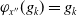 phi Subscript x double prime Baseline left parenthesis g Subscript k Baseline right parenthesis equals g Subscript k