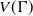upper V left parenthesis normal upper Gamma right parenthesis