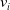 v Subscript i