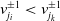 v Subscript j Sub Subscript i Superscript plus or minus 1 Baseline less than v Subscript j Sub Subscript k Superscript plus or minus 1