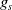 g Subscript s
